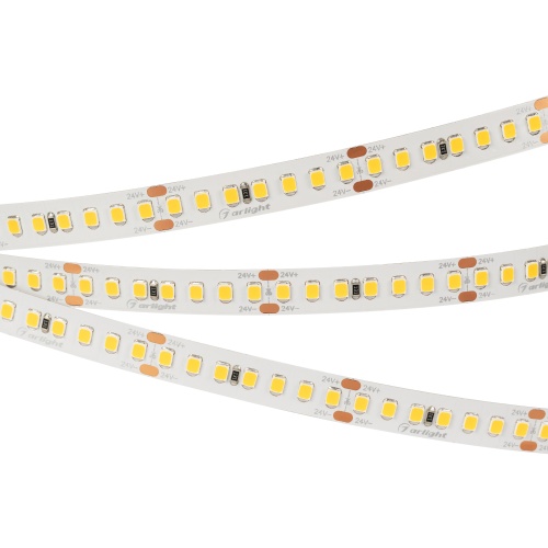 Лента UL-A168-10mm 24V Warm3500 (17 W/m, IP20, 5m) (Arlight, 7 лет)