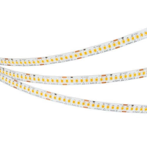 Лента UL-A200-10mm 24V Warm2700 (20 W/m, IP20, 2835, 5m) (Arlight, высок.эфф.150 лм/Вт)