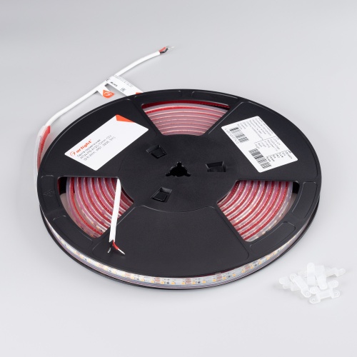 Лента герметичная RTW-PS-A120-10mm 12V Warm2700 (9.6 W/m, IP67, 2835, 5m) (Arlight, 9.6 Вт/м, IP67)