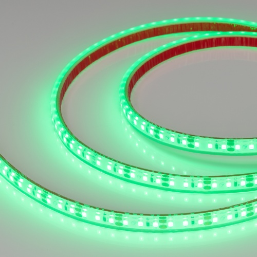 Лента герметичная RTW-PFS-A120-11mm 12V Green (9.6 W/m, IP68, 2835, 5m) (Arlight, 9.6 Вт/м, IP68)