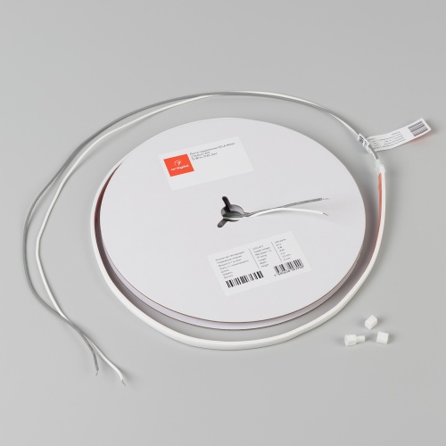 Лента герметичная VELA-M240-2.5x6mm 24V White6000 (5 W/m, IP65, 5m) (Arlight, узкая)