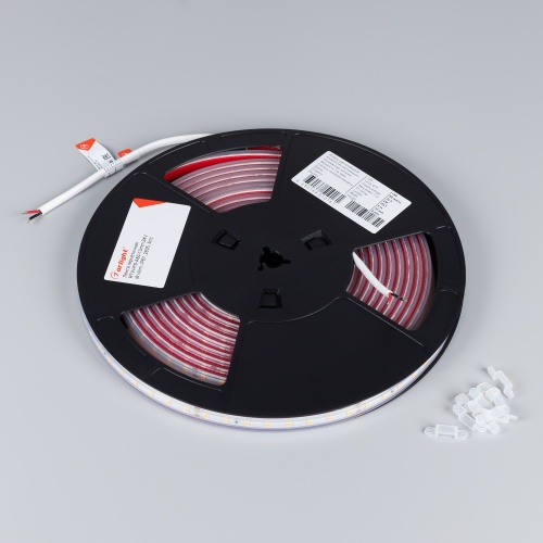 Лента герметичная RTW-PS-A80-10mm 24V Warm2700 (6 W/m, IP67, 2835, 5m) (Arlight, 6 Вт/м, IP67)