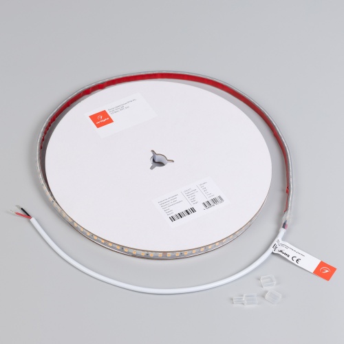 Лента герметичная RTW-PS-A140-7mm 24V White6000 (10 W/m, IP67, 5m) (Arlight, CRI>90)