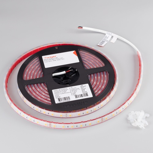 Лента герметичная RTW-PFS-B60-13mm 24V Day5000 (14.4 W/m, IP68, 5060, 5m) (Arlight, 14.4 Вт/м, IP68)