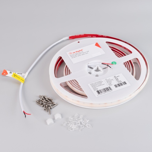 Лента герметичная RTW-SEW-A304-10mm 24V Warm3500 (25 W/m, IP65, 2835, 5m) (Arlight, 5 лет)