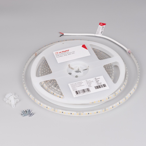 Лента герметичная RTW-PU-A120-10.5mm 24V White6000 (16.8 W/m, IP68, 2835, 5m) (Arlight, -)
