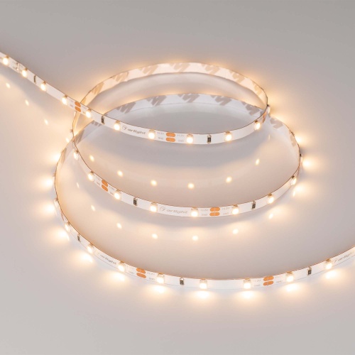 Лента RT-A60-5mm 12V Warm2700 (4.8 W/m, IP20, 2835, 5m) (Arlight, 4.8 Вт/м, IP20)