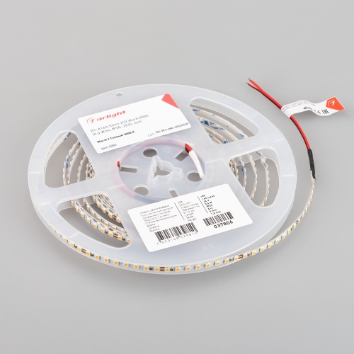 Лента UL-A160-5mm 24V Warm3000 (9.6 W/m, IP20, 5m) (Arlight, 7 лет)