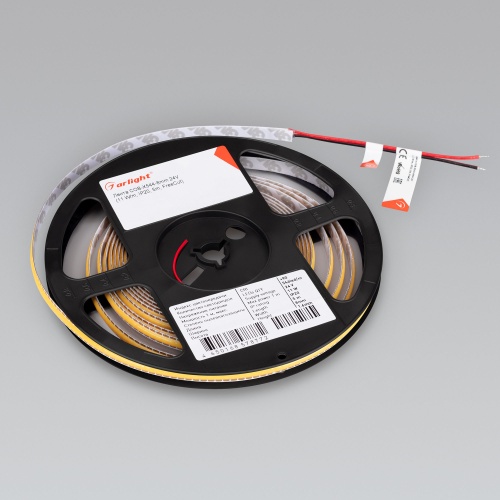 Лента COB-X544-8mm 24V Warm3500 (11 W/m, IP20, 5m, FreeCut) (Arlight, Свободная резка)