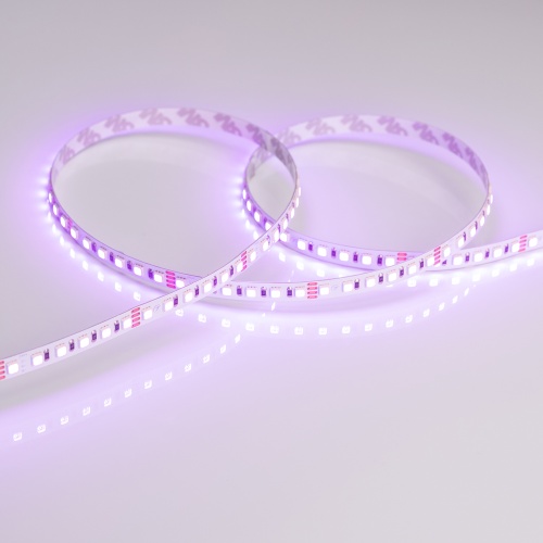 Лента RT 2-5000 24V RGB 8mm (3838, 120 LED/m, LUX) (Arlight, 11 Вт/м, IP20)