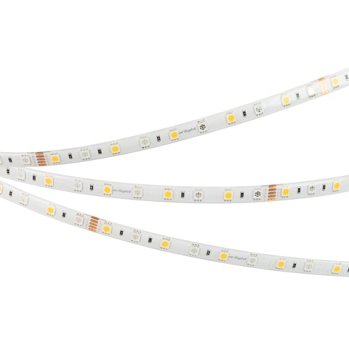 Лента RTW-SE-B60-10mm 24V RGBW-Warm (14.4 W/m, IP65, 5060, 5m) (Arlight, Открытый)