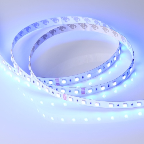 Лента RT-B60-12mm 24V RGBW-Warm-4-in-1 (19.2 W/m, IP20, 5060, 5m) (Arlight, Открытый)
