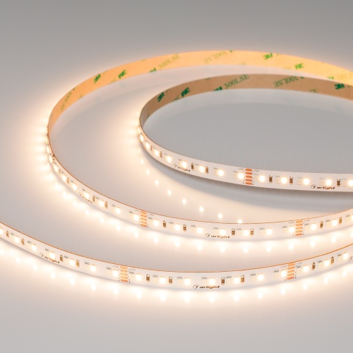 Лента RT-A168-10mm 24V RGBW-Warm (20 W/m, IP20, 5m) (Arlight, высок.эфф.150 лм/Вт)