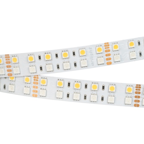 Лента RT-B144-19mm 24V RGBW-Warm (32 W/m, IP20, 5m) (Arlight, Открытый)