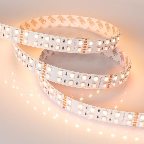 Лента RT 2-5000 24V RGB-Warm 2x2 (5060, 720 LED, LUX) (Arlight, 32 Вт/м, IP20)