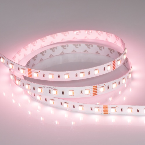 Лента RT 2-5000 24V RGBW-MIX 12mm (5060-One, 60 LED/m, LUX) (Arlight, RGB-CCT, RGB-MIX, RGB-White MIX)
