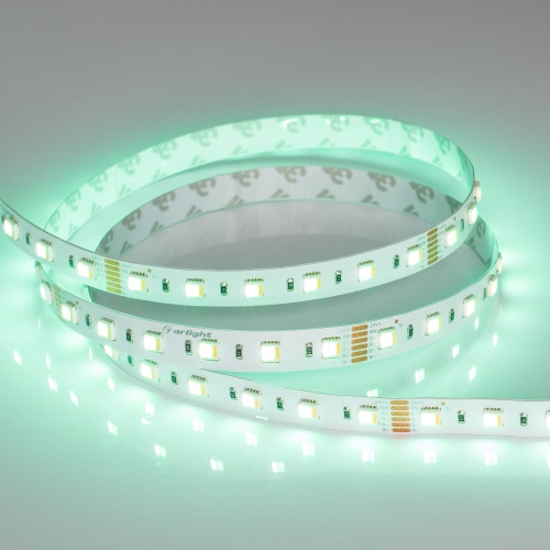 Лента RT-B60-12mm 24V RGBW-MIX-5-in-1 (20 W/m, IP20, 5060, 5m) (Arlight, RGB-CCT, RGB-MIX, RGB-White MIX)