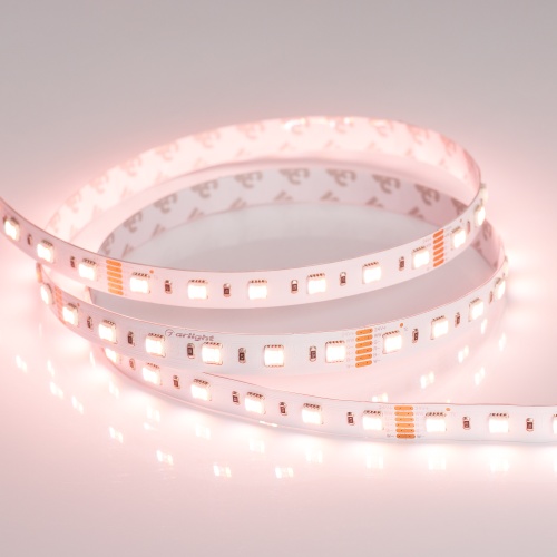 Лента RT-B60-12mm 24V RGBW-MIX-5-in-1 (20 W/m, IP20, 5060, 5m) (Arlight, RGB-CCT, RGB-MIX, RGB-White MIX)