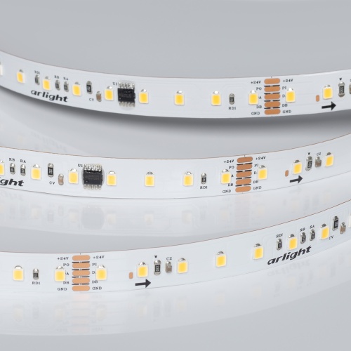 Лента DMX-A96-12mm 24V Warm2700-PX12 (14 W/m, IP20, 5m) (Arlight, CRI>90)