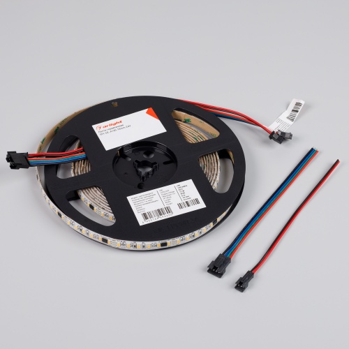 Лента герметичная SPI-SE-A120-10mm 24V Warm2700-PX6-BPT (11 W/m, IP65, 2835, 5m) (Arlight, бегущий огонь)