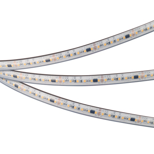Лента герметичная SPI-PS-A120-12mm 24V Warm3000-PX6-BPT (11 W/m, IP67, 2835, 5m) (Arlight, бегущий огонь)