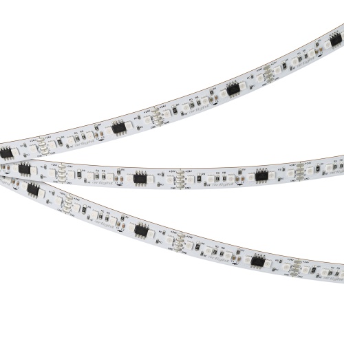 Лента SPI-A120-10mm 24V RGB-PX6-BPT (23 W/m, IP20, 2835, 5m) (Arlight, бегущий огонь)