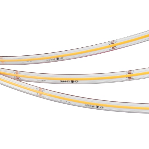 Лента герметичная SPI-COB-PS-X378-14mm 24V Warm3000-PX63-BPT (7 W/m, IP67, 5m) (Arlight, бегущий огонь)