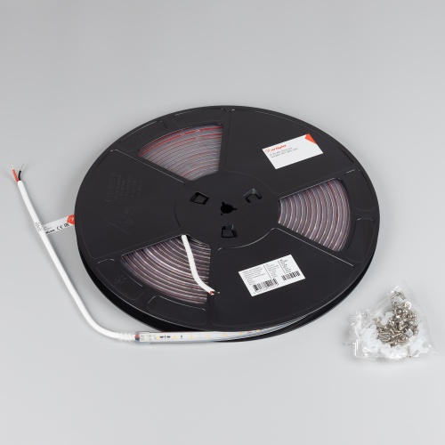 Лента герметичная IC-PS-A60-10mm 24V Warm2700 (4.8 W/m, IP67, 2835, 10m) (Arlight, стабилизированная)