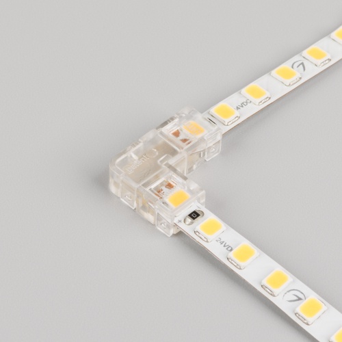 Коннектор угловой FIX-MONO-5mm-2pin-STS (Arlight, Прозрачный)