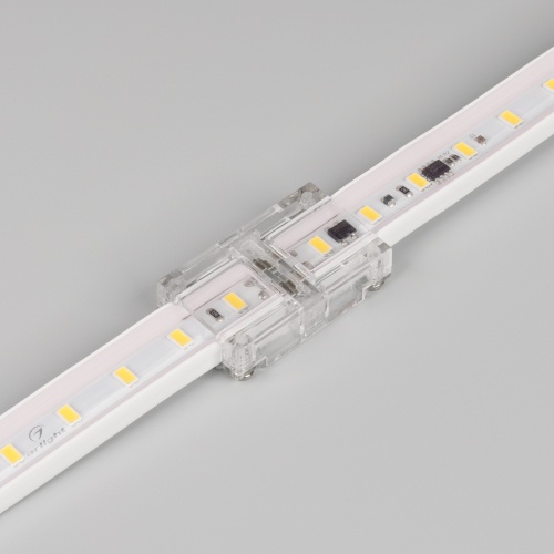 Коннектор прямой для ленты ARL-50000PV (15.5x6mm) прозрачный (Arlight, Пластик)
