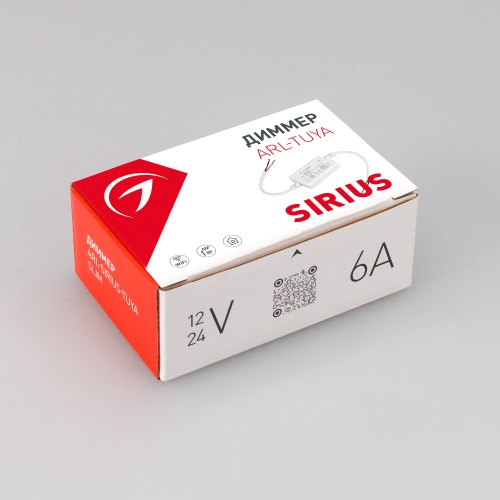 Диммер ARL-SIRIUS-TUYA-MIX-SUF Slim (12-24V, 2x3A, 2.4G) (Arlight, Контроллер)