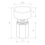 Диммер SR-NAVE-R24-BK (12-24V, 48-96W, M-FC) (Arlight, IP65 Пластик, 2 года)