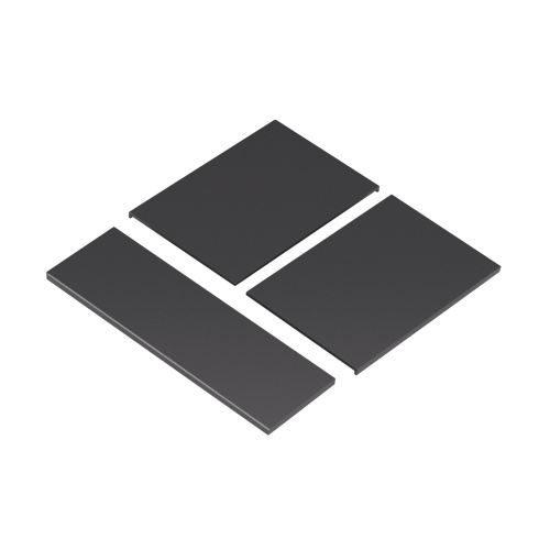 INTELLIGENT ARLIGHT Накладка панели KNX-23-3G-SUF Dark Grey (Backlightless) (IARL, IP20 Металл, 2 года)