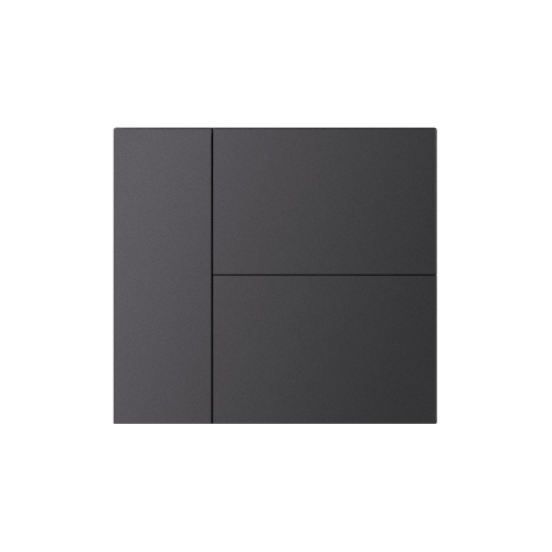 INTELLIGENT ARLIGHT Накладка панели KNX-23-3G-SUF Dark Grey (Backlightless) (IARL, IP20 Металл, 2 года)