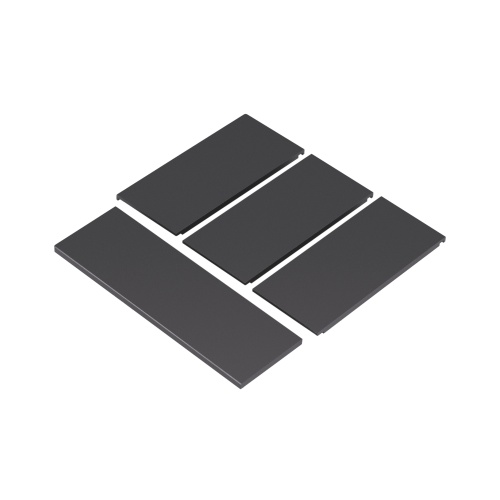 INTELLIGENT ARLIGHT Накладка панели KNX-23-4G-SUF Dark Grey (Backlightless) (IARL, IP20 Металл, 2 года)