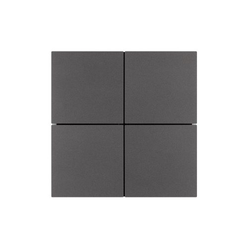 INTELLIGENT ARLIGHT Кнопочная панель KNX-304-23-IN Black (BUS, Frameless) (IARL, IP20 Металл, 2 года)