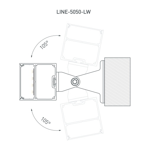 Профиль SL-LINE-5050-LW-3000 ANOD (Arlight, Алюминий)