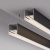 Профиль с экраном SL-LINE-7477-2500 BLACK+OPAL (Arlight, Алюминий)