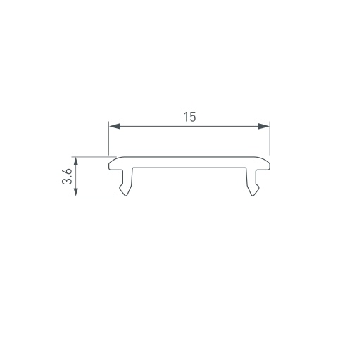Экран SL-W14-10000 OPAL (Arlight, Пластик)