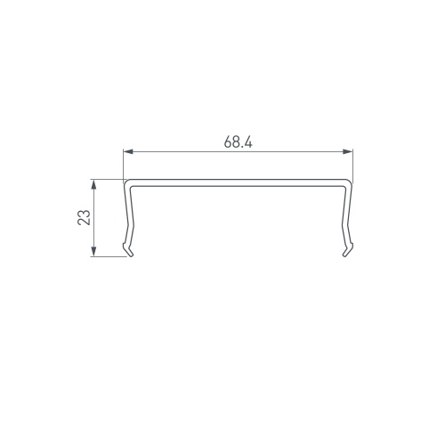 Экран SL-W68-2500 OPAL (Arlight, Пластик)