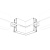 Угол S2-WALL-X2-H128-L90W внешний (Arlight, Металл)