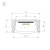Профиль LINE-1708-2000 WHITE (Arlight, Алюминий) Профиль LINE-1708-2000 WHITE (Arlight, Алюминий)