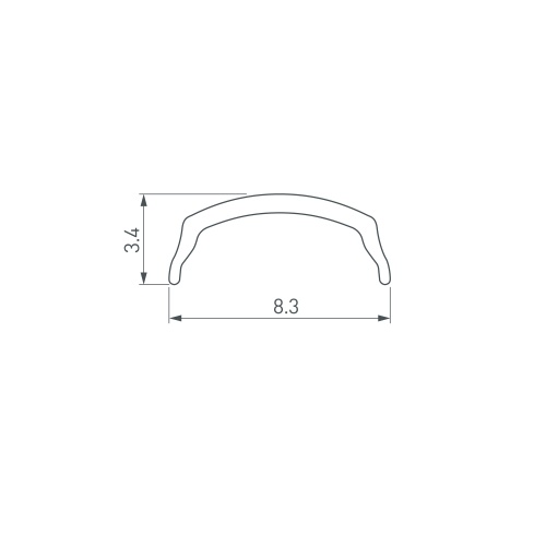 Экран ARH-BENT-W11-2000 Opal (Arlight, Пластик)