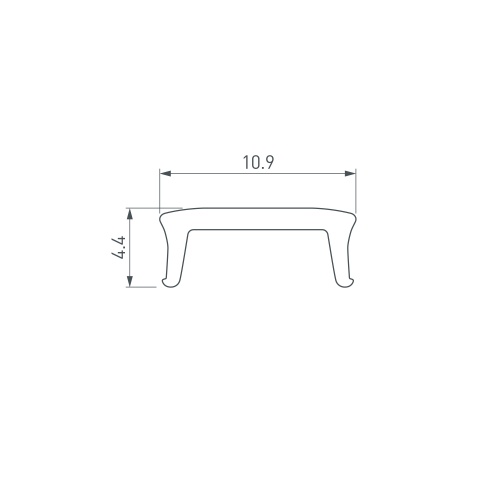 Экран FANTOM-W12-2000 OPAL (Arlight, Пластик)
