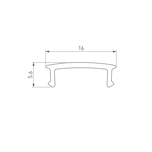 Экран ARH-FLAT-2000 Opal-PM (Arlight, Пластик)