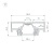 Профиль STRETCH-20-CEIL-D-CENTER-2000 BLACK (Arlight, Алюминий)