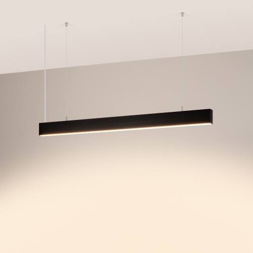 Профиль LINE-S-3667-3000 BLACK  (Arlight, Алюминий)