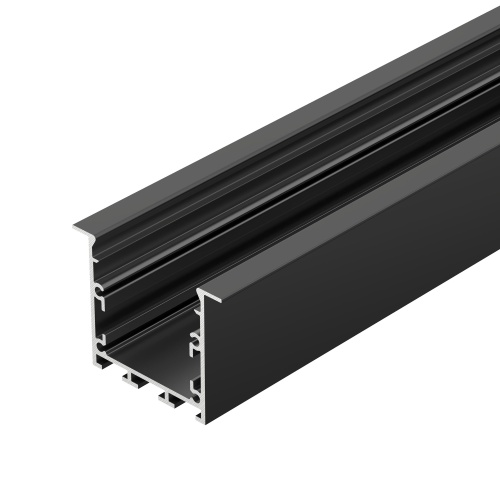 Профиль LINIA49-F-M-3000 BLACK (Arlight, Алюминий)