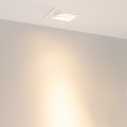 Светильник MS-VORTEX-BUILT-S117x117-20W Warm3000 (WH-WH, 20 deg, 230V) (Arlight, IP20 Металл, 5 лет)