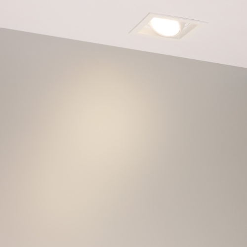 Светильник MS-VORTEX-BUILT-S117x117-20W Warm3000 (WH-WH, 20 deg, 230V) (Arlight, IP20 Металл, 5 лет)